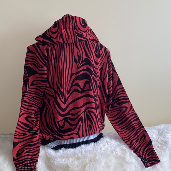 🐾Central Park West  New York Tiger Animal Print Hoodie Large - Picture 4 of 9